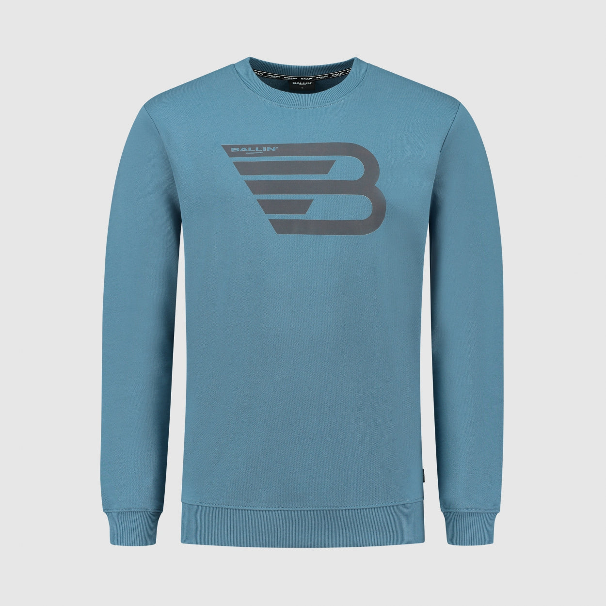 Original Icon Logo Print Sweater | Mid Blue