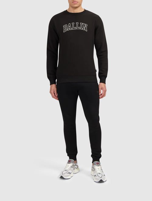 College Outline Logo Sweater | Black