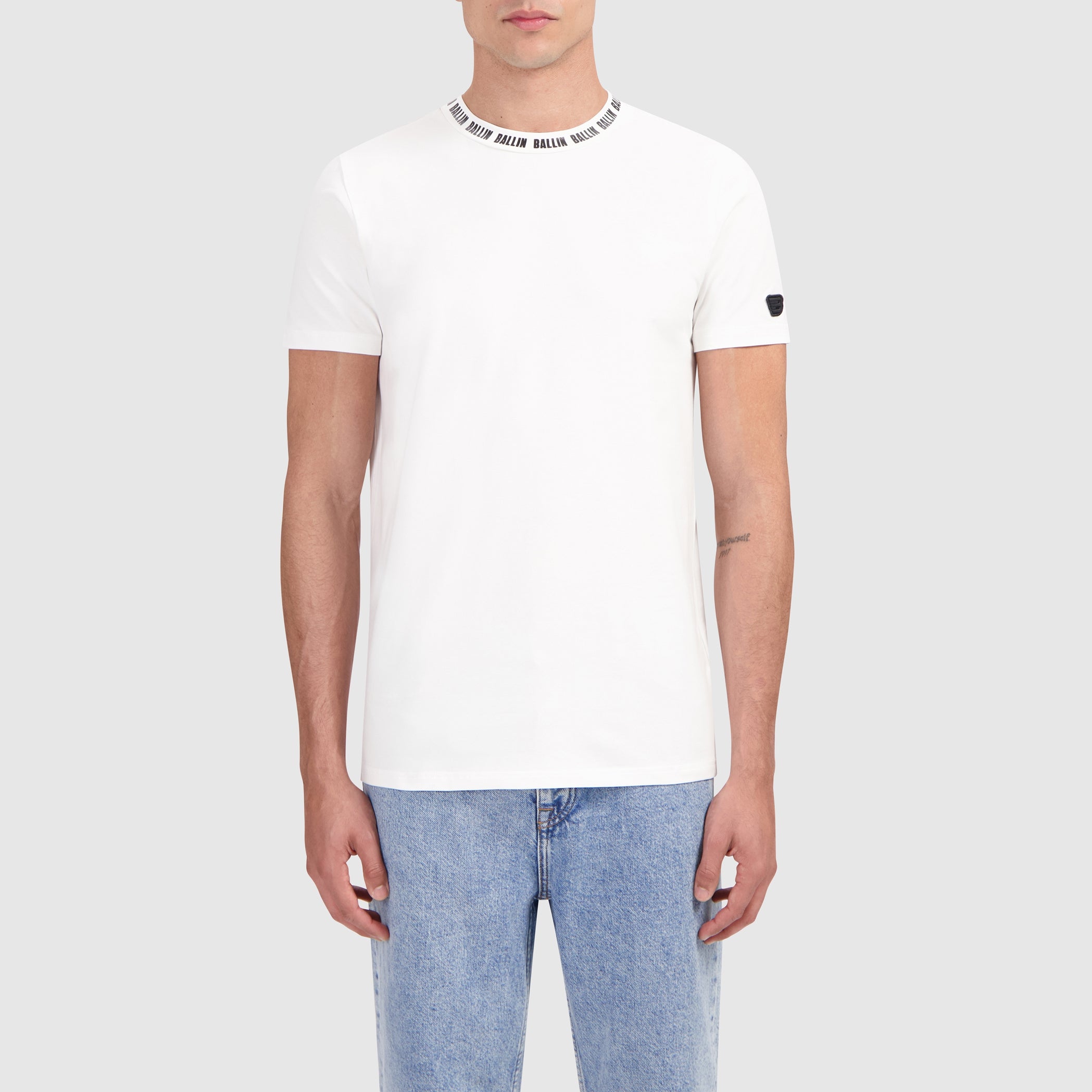 Collar Logo T-shirt | Off White