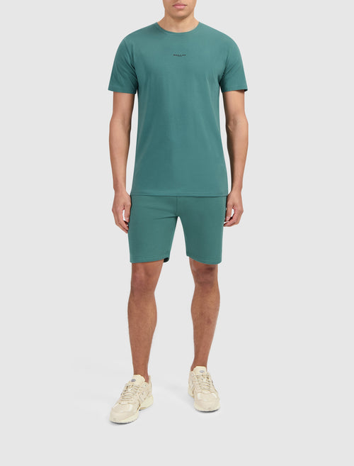 Tonal Logo Sweat Shorts | Faded Green